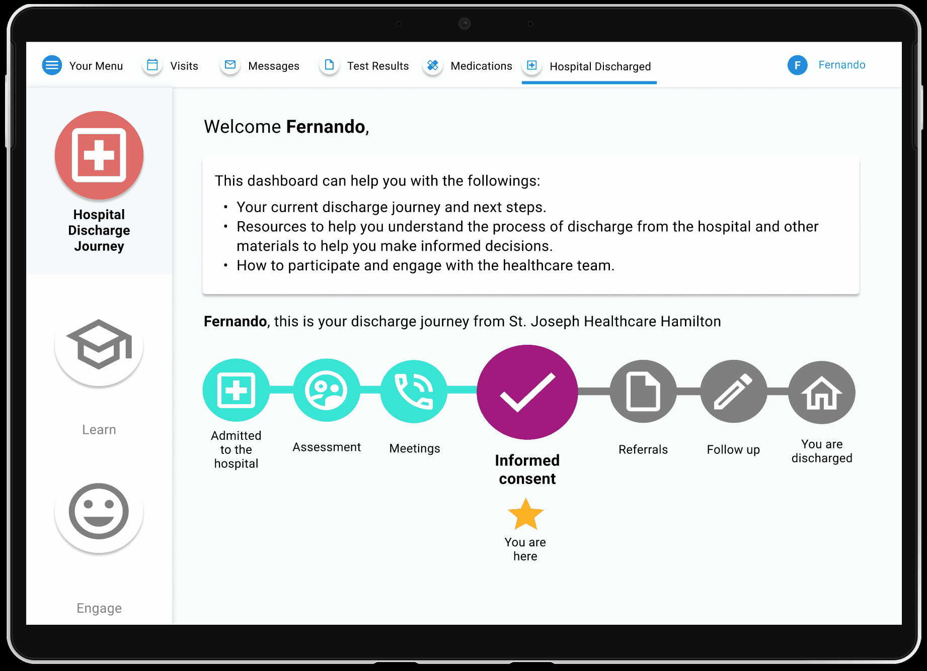 ALC Dashboard interaction