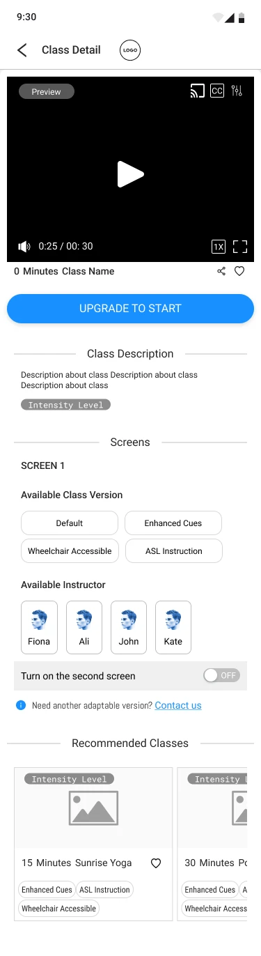 Class detail before