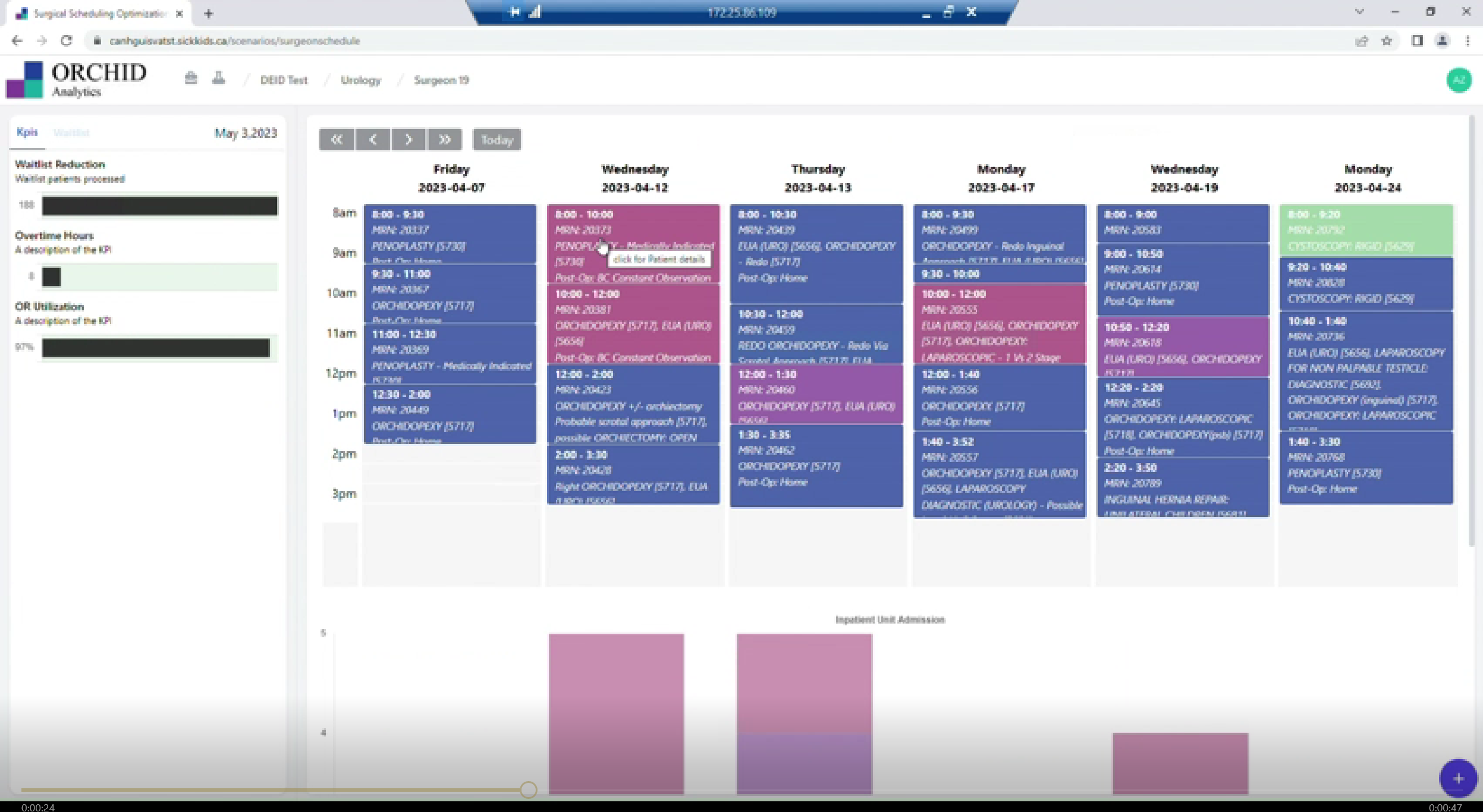 Waitlist integrated with scheduling calendar