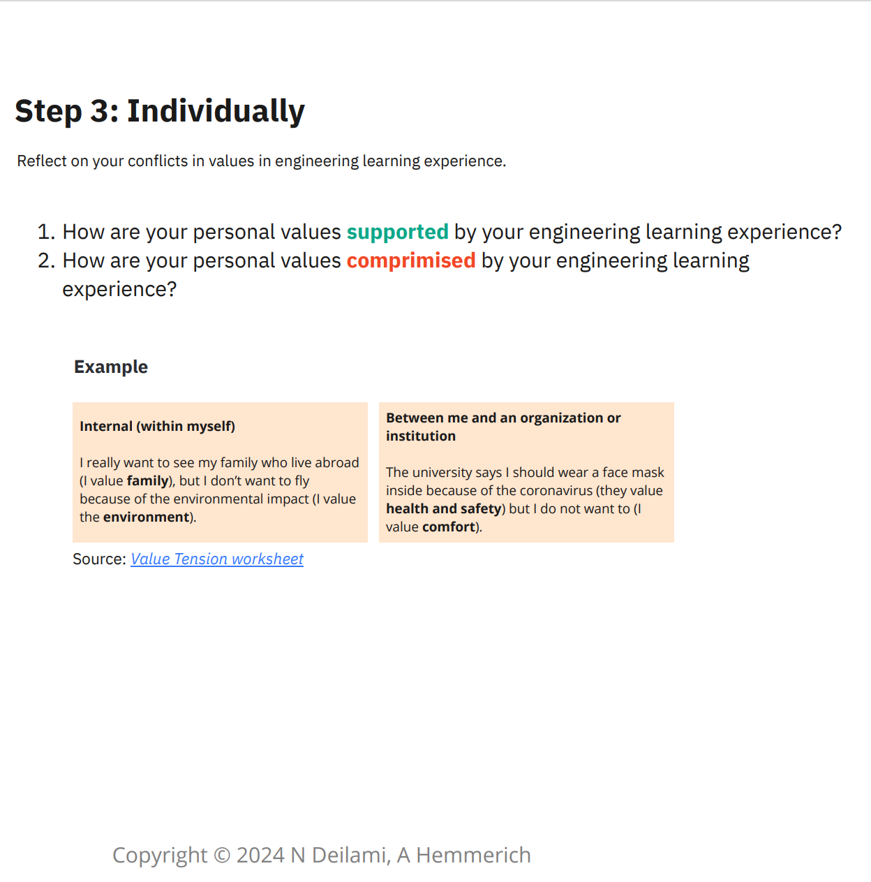 Workshop slide